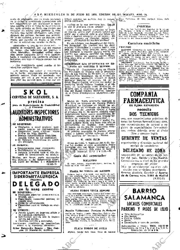 ABC MADRID 24-07-1974 página 72