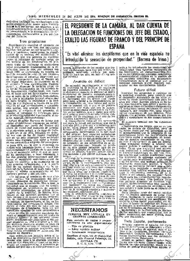 ABC SEVILLA 24-07-1974 página 35