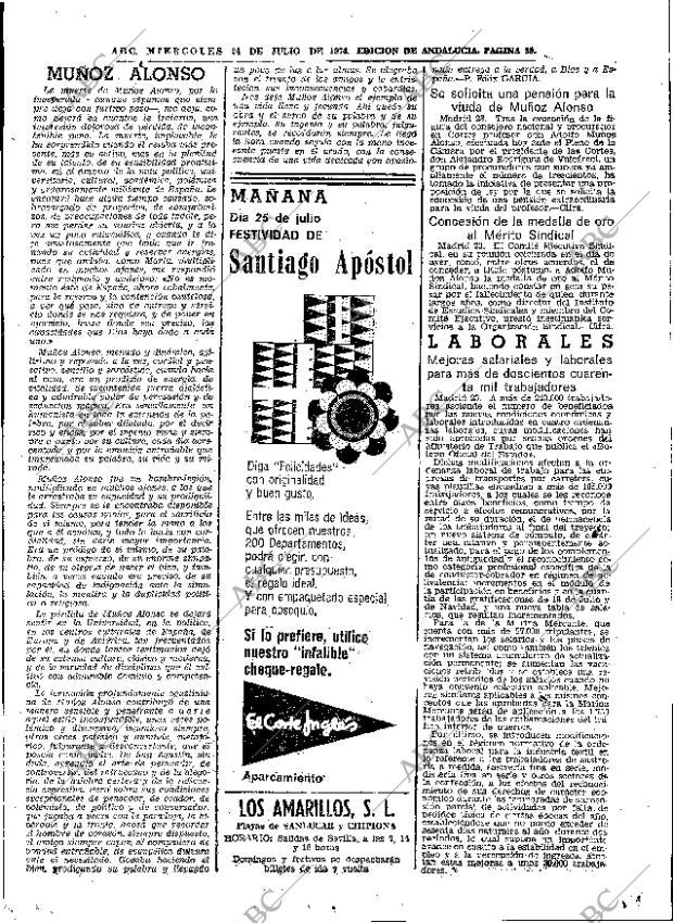 ABC SEVILLA 24-07-1974 página 39