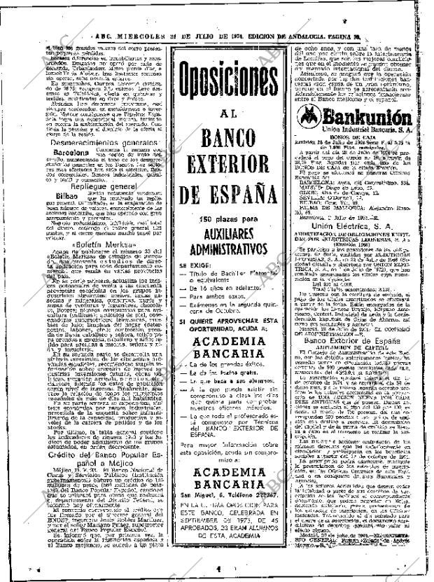 ABC SEVILLA 24-07-1974 página 50