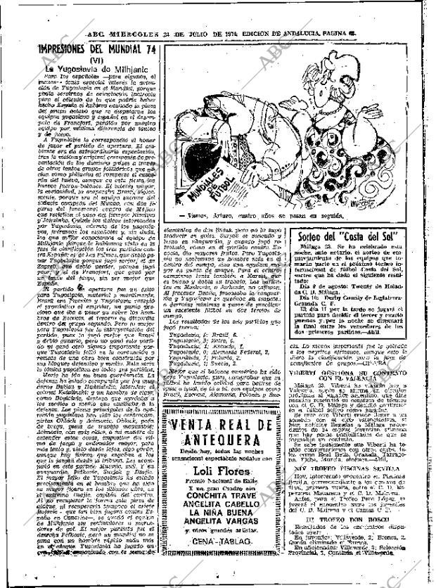 ABC SEVILLA 24-07-1974 página 62