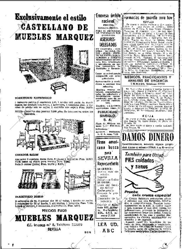 ABC SEVILLA 24-07-1974 página 74