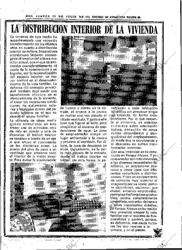 ABC SEVILLA 25-07-1974 página 43
