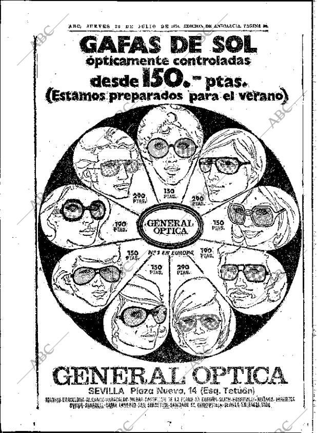 ABC SEVILLA 25-07-1974 página 50