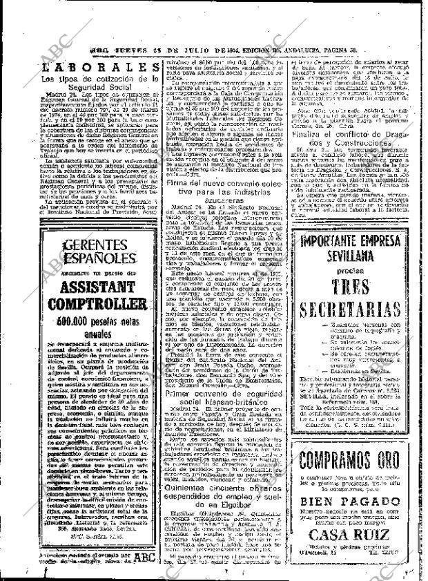 ABC SEVILLA 25-07-1974 página 56