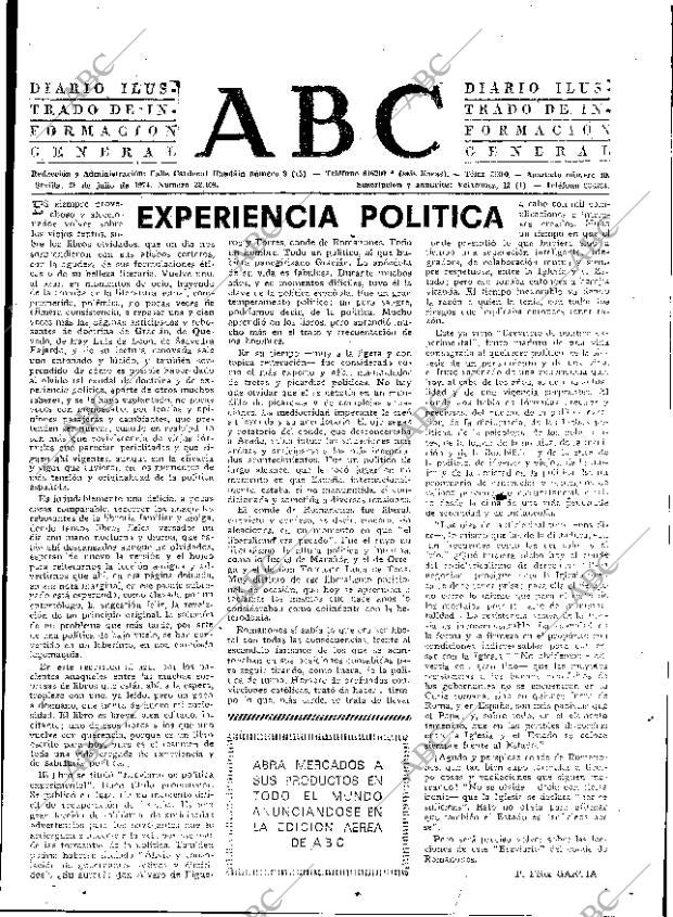 ABC SEVILLA 26-07-1974 página 3