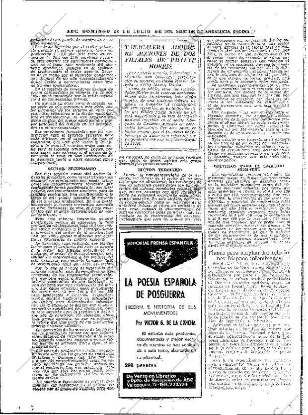 ABC SEVILLA 28-07-1974 página 28