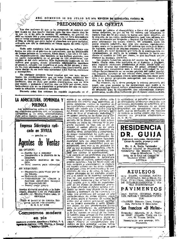 ABC SEVILLA 28-07-1974 página 30