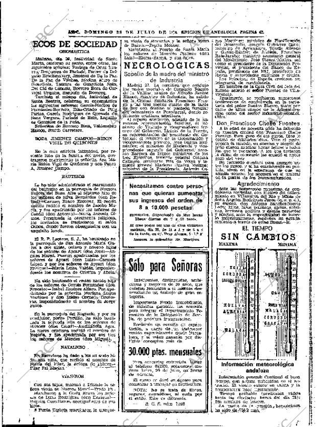 ABC SEVILLA 28-07-1974 página 40