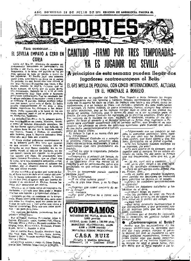 ABC SEVILLA 28-07-1974 página 41
