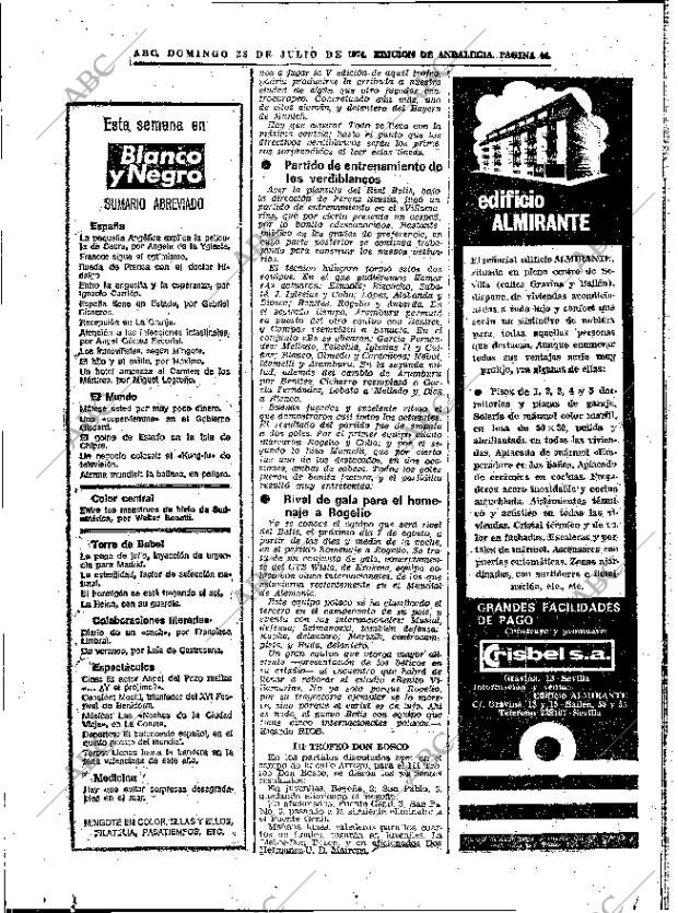 ABC SEVILLA 28-07-1974 página 42