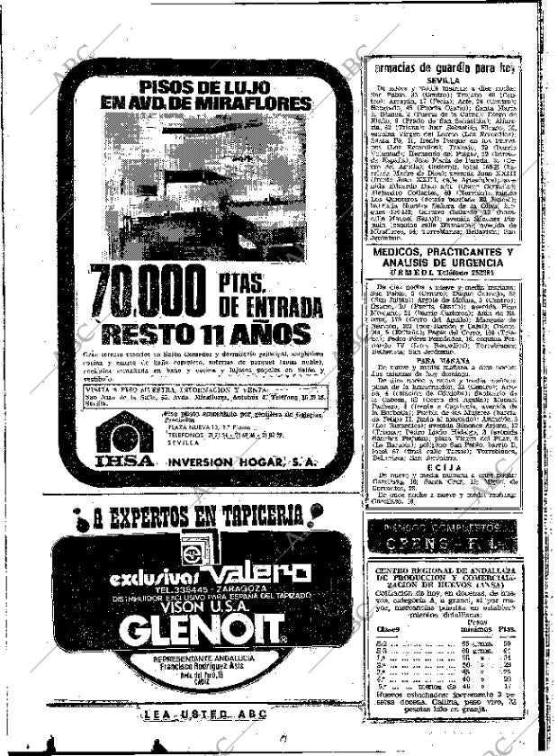 ABC SEVILLA 28-07-1974 página 54
