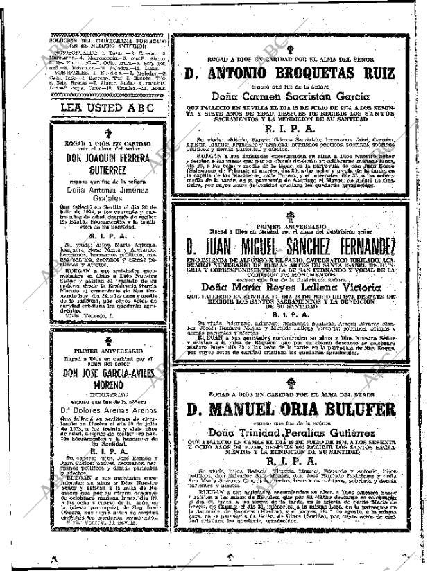 ABC SEVILLA 28-07-1974 página 56