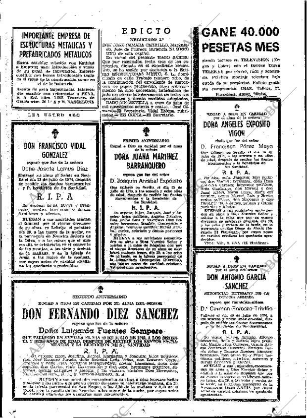 ABC SEVILLA 28-07-1974 página 57