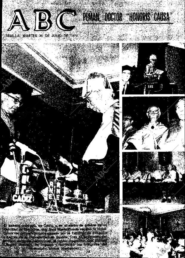 ABC SEVILLA 30-07-1974 página 1