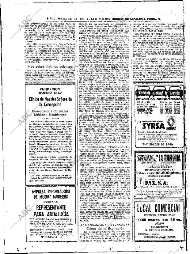 ABC SEVILLA 30-07-1974 página 36