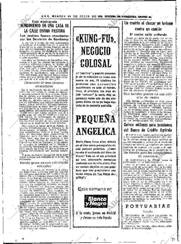 ABC SEVILLA 30-07-1974 página 38