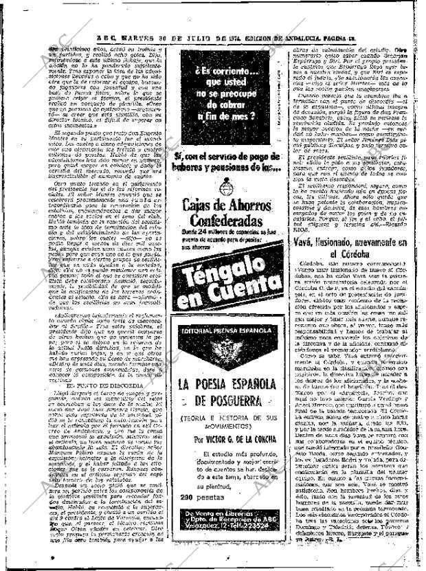 ABC SEVILLA 30-07-1974 página 48