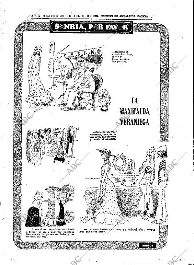 ABC SEVILLA 30-07-1974 página 63