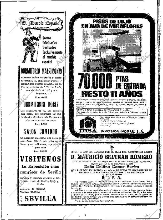 ABC SEVILLA 30-07-1974 página 72