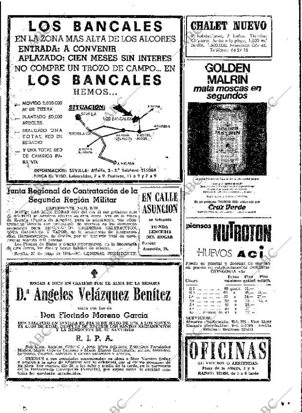 ABC SEVILLA 30-07-1974 página 73