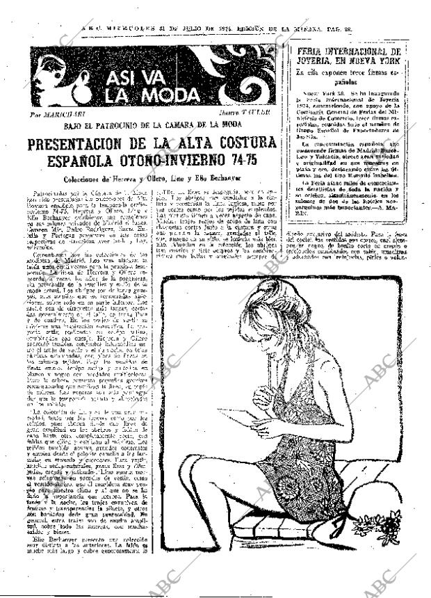 ABC MADRID 31-07-1974 página 36