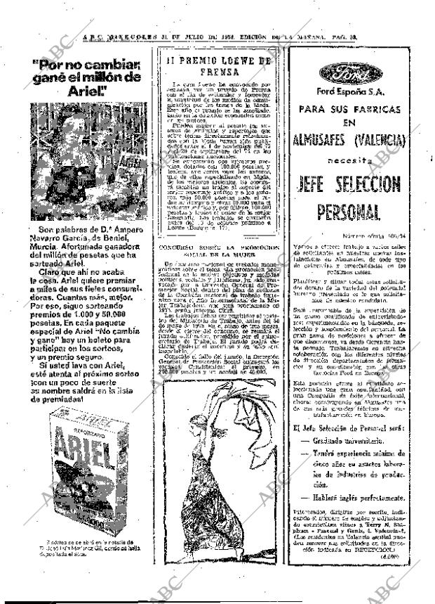 ABC MADRID 31-07-1974 página 38