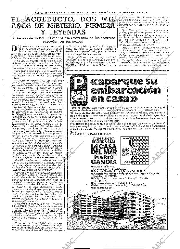 ABC MADRID 31-07-1974 página 39