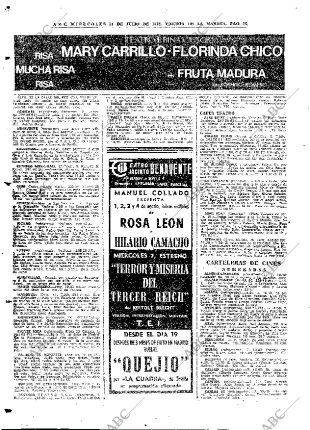 ABC MADRID 31-07-1974 página 56