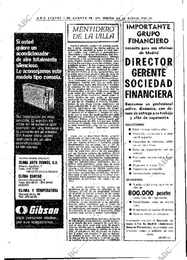 ABC MADRID 01-08-1974 página 38