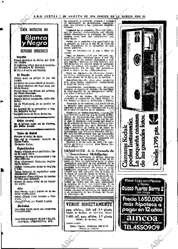 ABC MADRID 01-08-1974 página 52