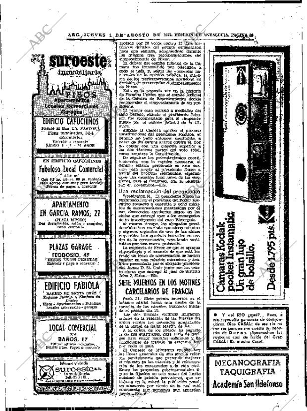 ABC SEVILLA 01-08-1974 página 18