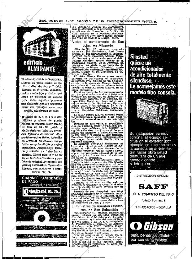 ABC SEVILLA 01-08-1974 página 24