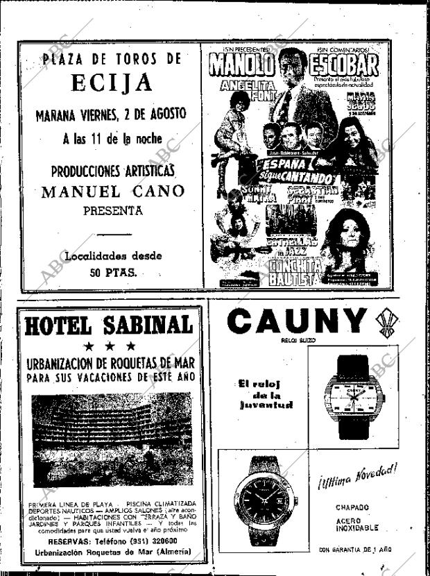 ABC SEVILLA 01-08-1974 página 6