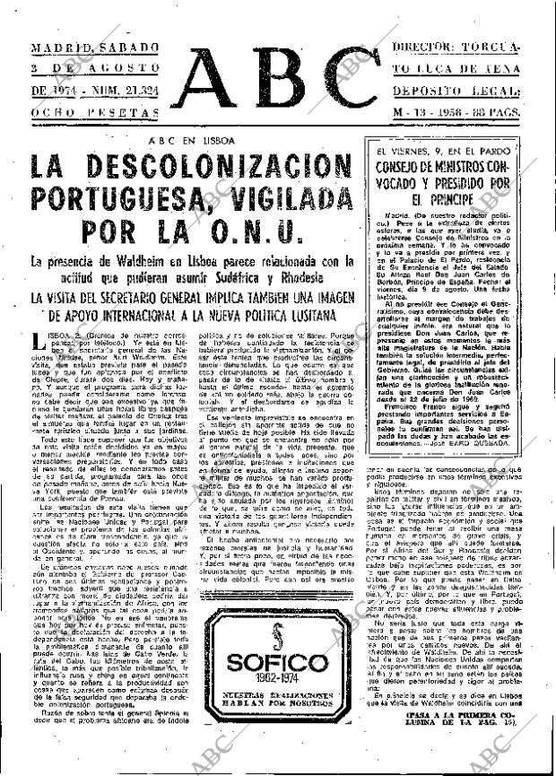 ABC MADRID 03-08-1974 página 13