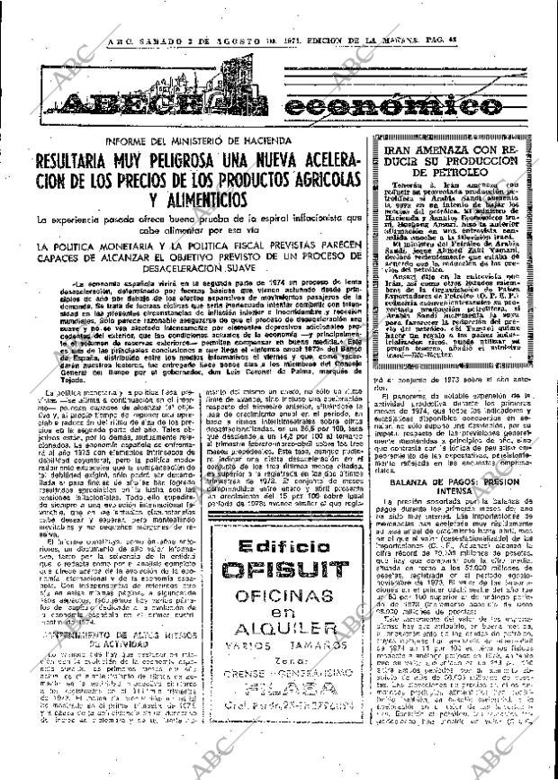 ABC MADRID 03-08-1974 página 43