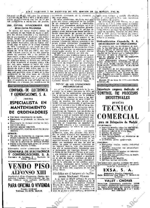 ABC MADRID 03-08-1974 página 44