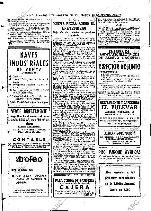 ABC MADRID 03-08-1974 página 52