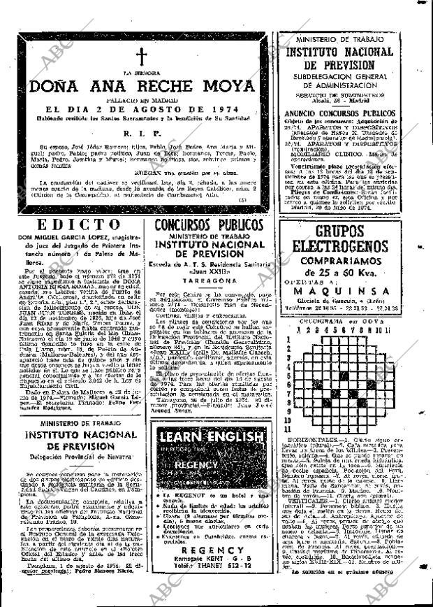 ABC MADRID 03-08-1974 página 73