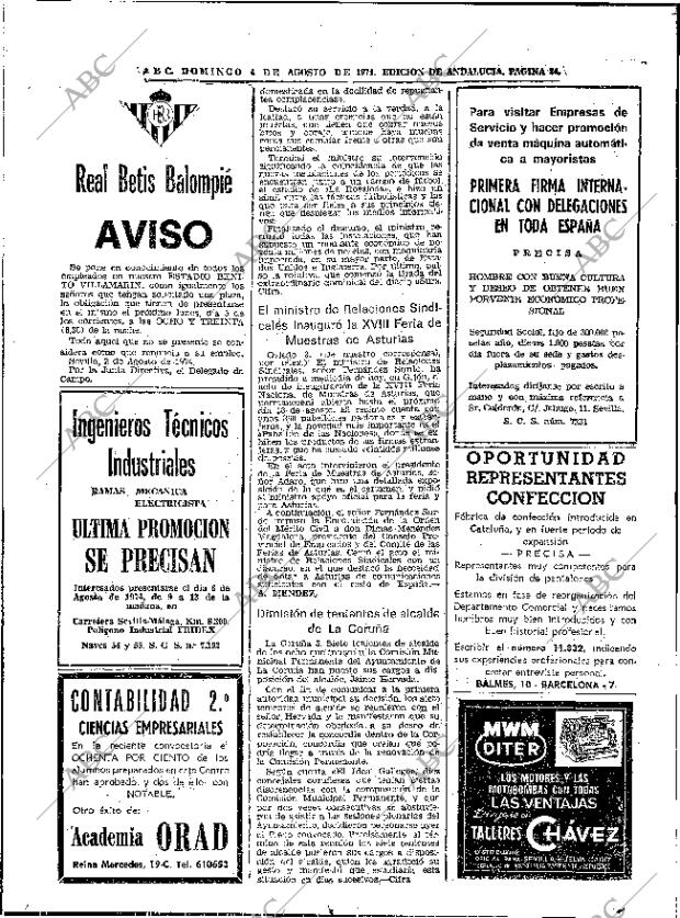 ABC SEVILLA 04-08-1974 página 24