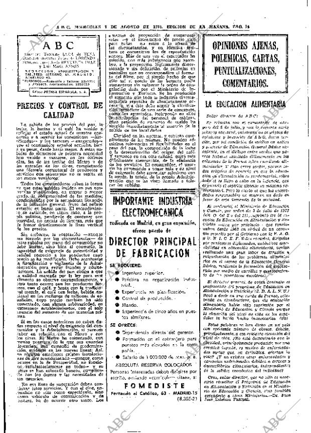 ABC MADRID 07-08-1974 página 14