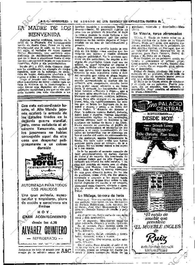 ABC SEVILLA 07-08-1974 página 60