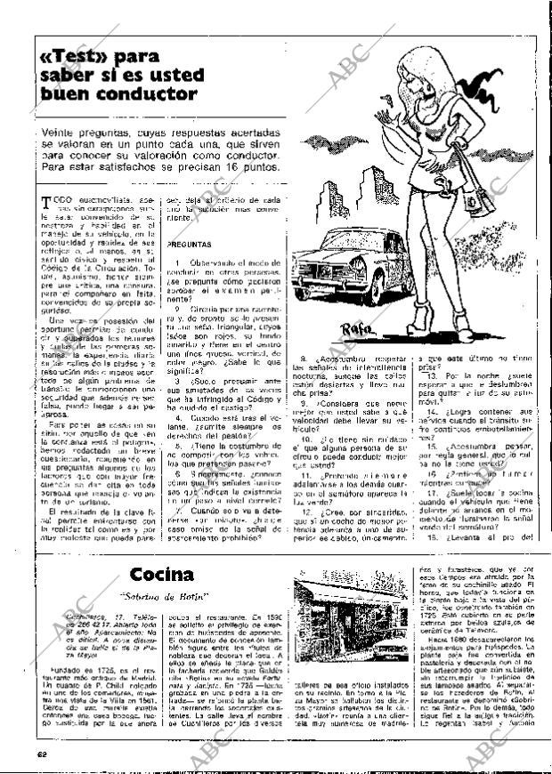 BLANCO Y NEGRO MADRID 10-08-1974 página 62