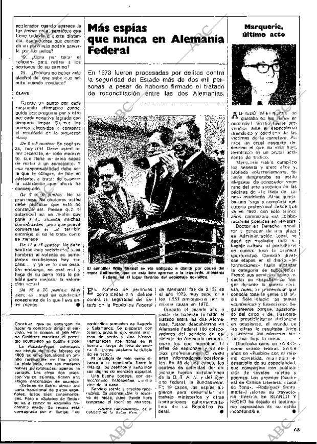 BLANCO Y NEGRO MADRID 10-08-1974 página 63