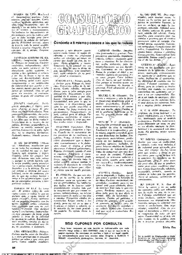 BLANCO Y NEGRO MADRID 10-08-1974 página 88
