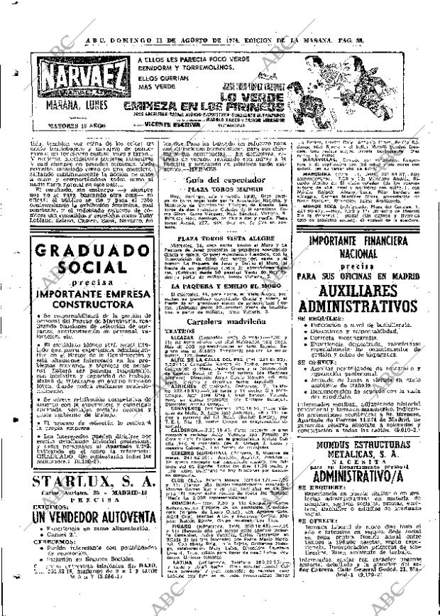 ABC MADRID 11-08-1974 página 58