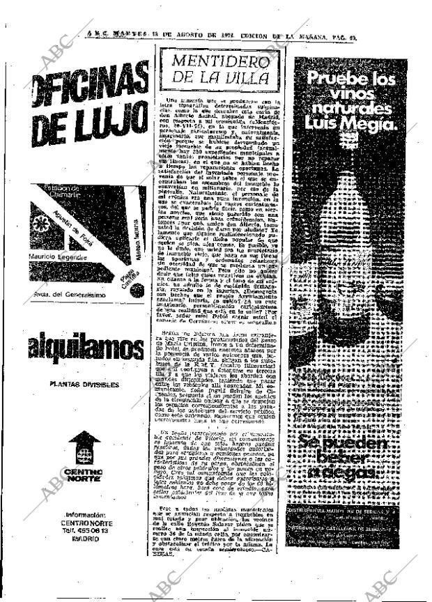 ABC MADRID 13-08-1974 página 40