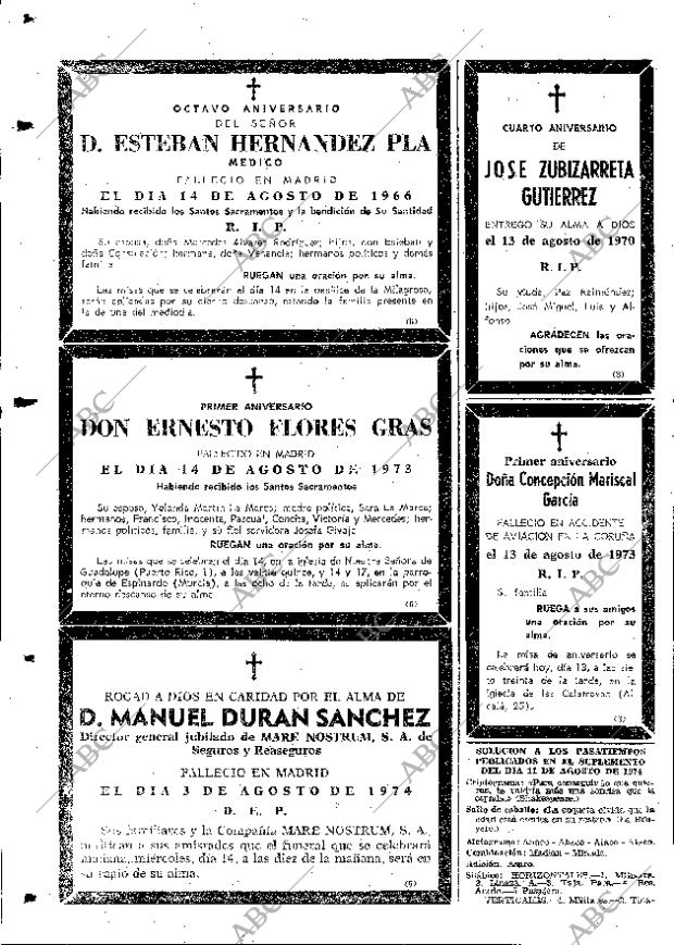 ABC MADRID 13-08-1974 página 72