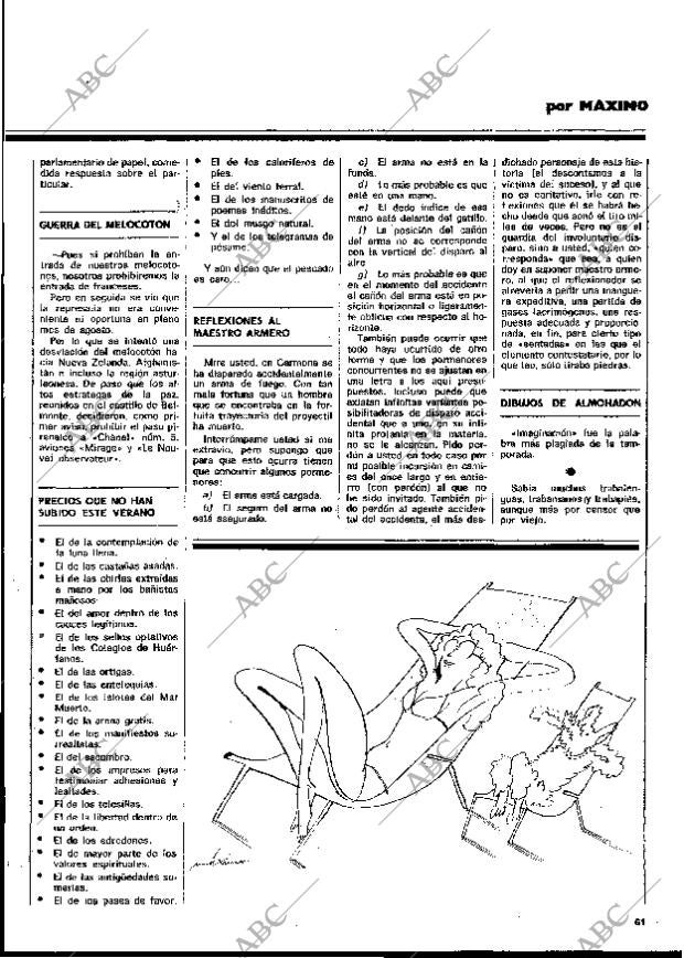 BLANCO Y NEGRO MADRID 17-08-1974 página 61