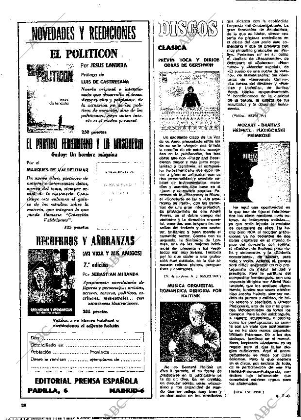 BLANCO Y NEGRO MADRID 17-08-1974 página 86